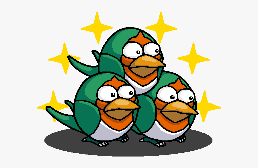 Clipart Key Shiny - Angry Birds Pokemon Shiny, Transparent Clipart