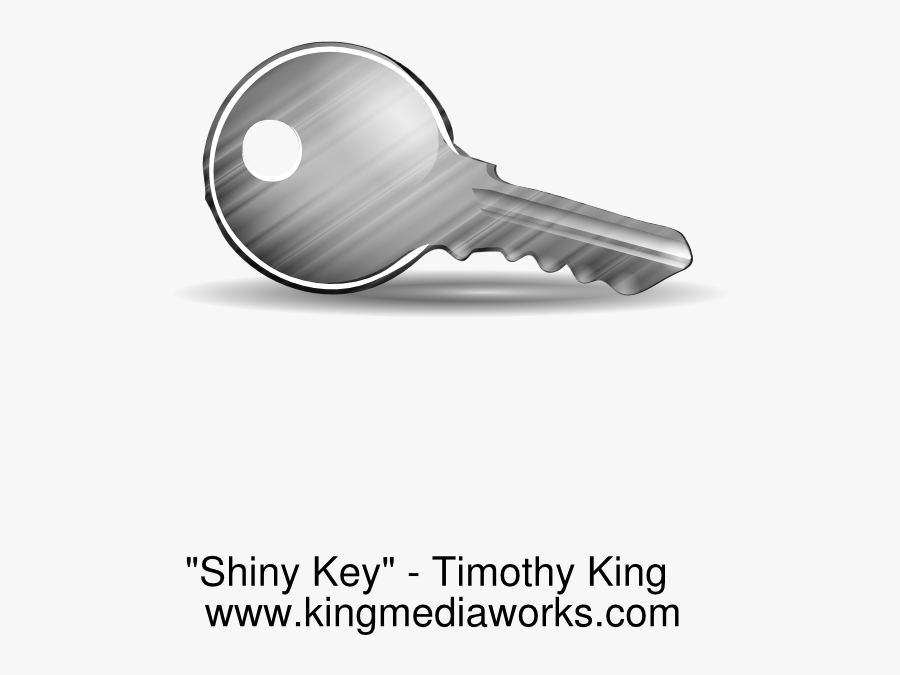 Shiny Key, Transparent Clipart