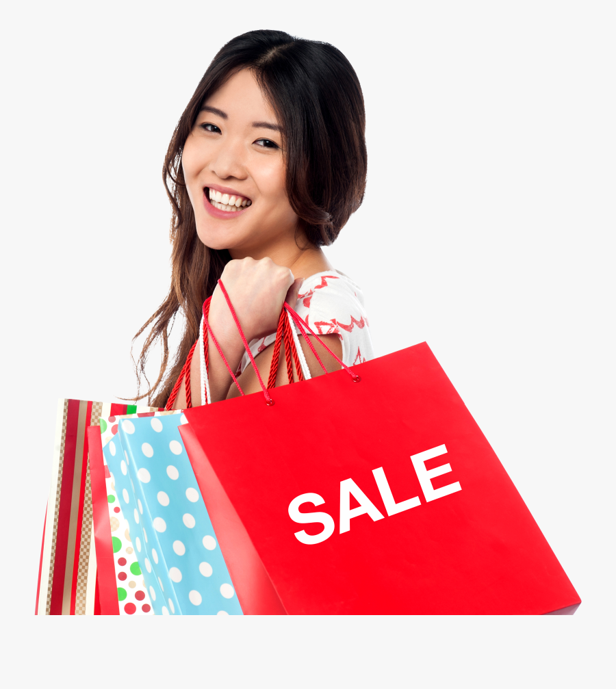 Women Shopping Png Image - Sale, Transparent Clipart
