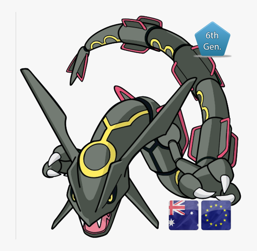 Rayquaza Shiny Corocoro 2105 Clipart , Png Download - Legendary Pokemon Rayquaza Shiny, Transparent Clipart