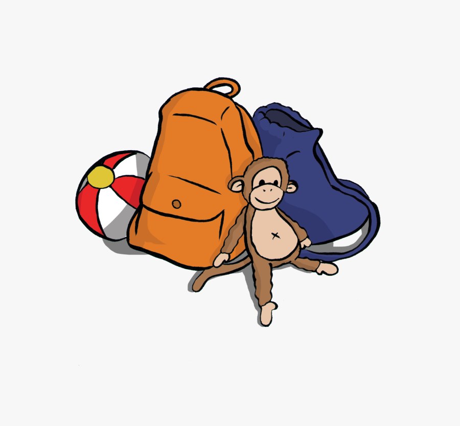 Sandy The Seal Goes Swimming, Children"s Book - Cartoon, Transparent Clipart