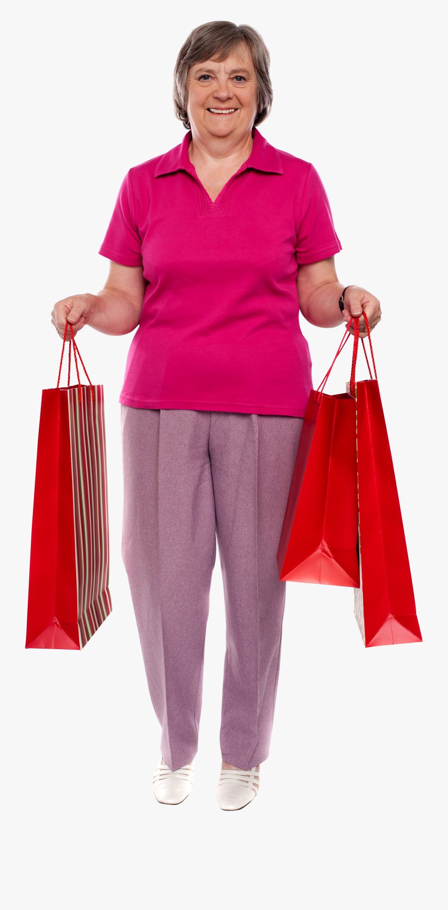 Women Shopping Png Image - Bag, Transparent Clipart