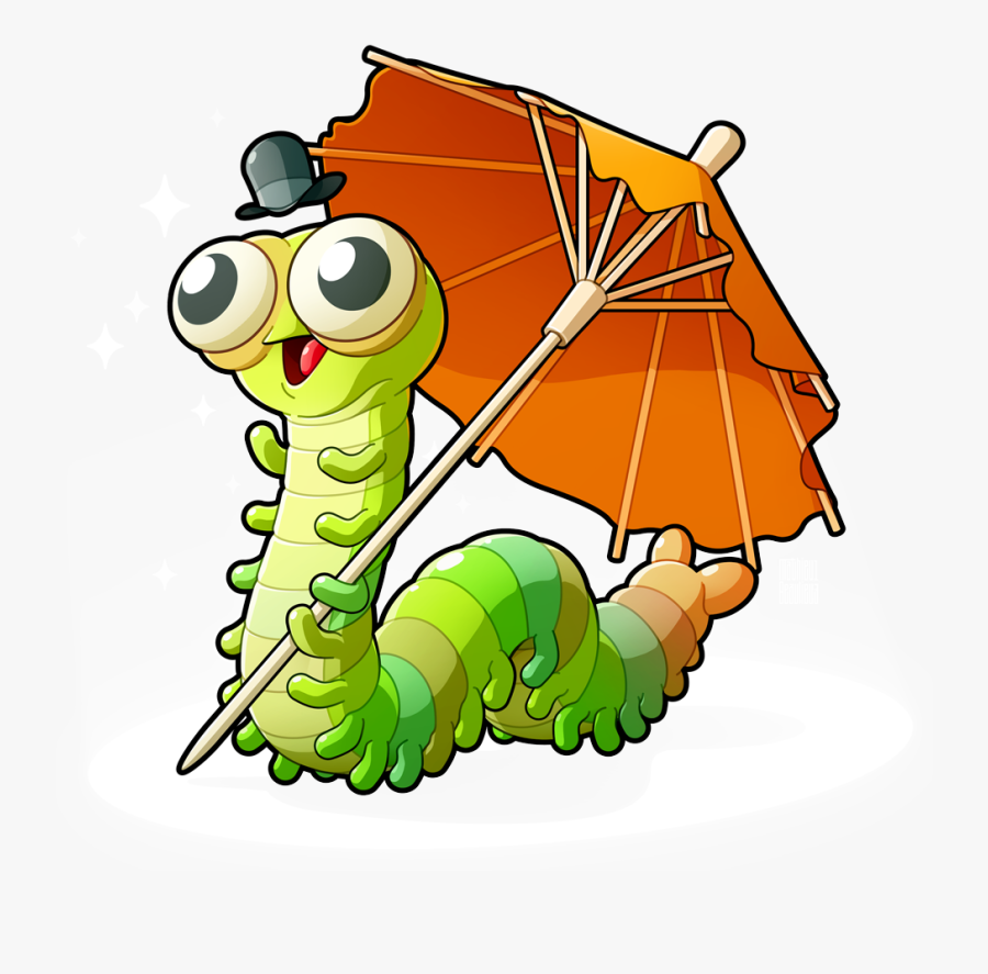 Caterpillar Clipart Funny, Transparent Clipart