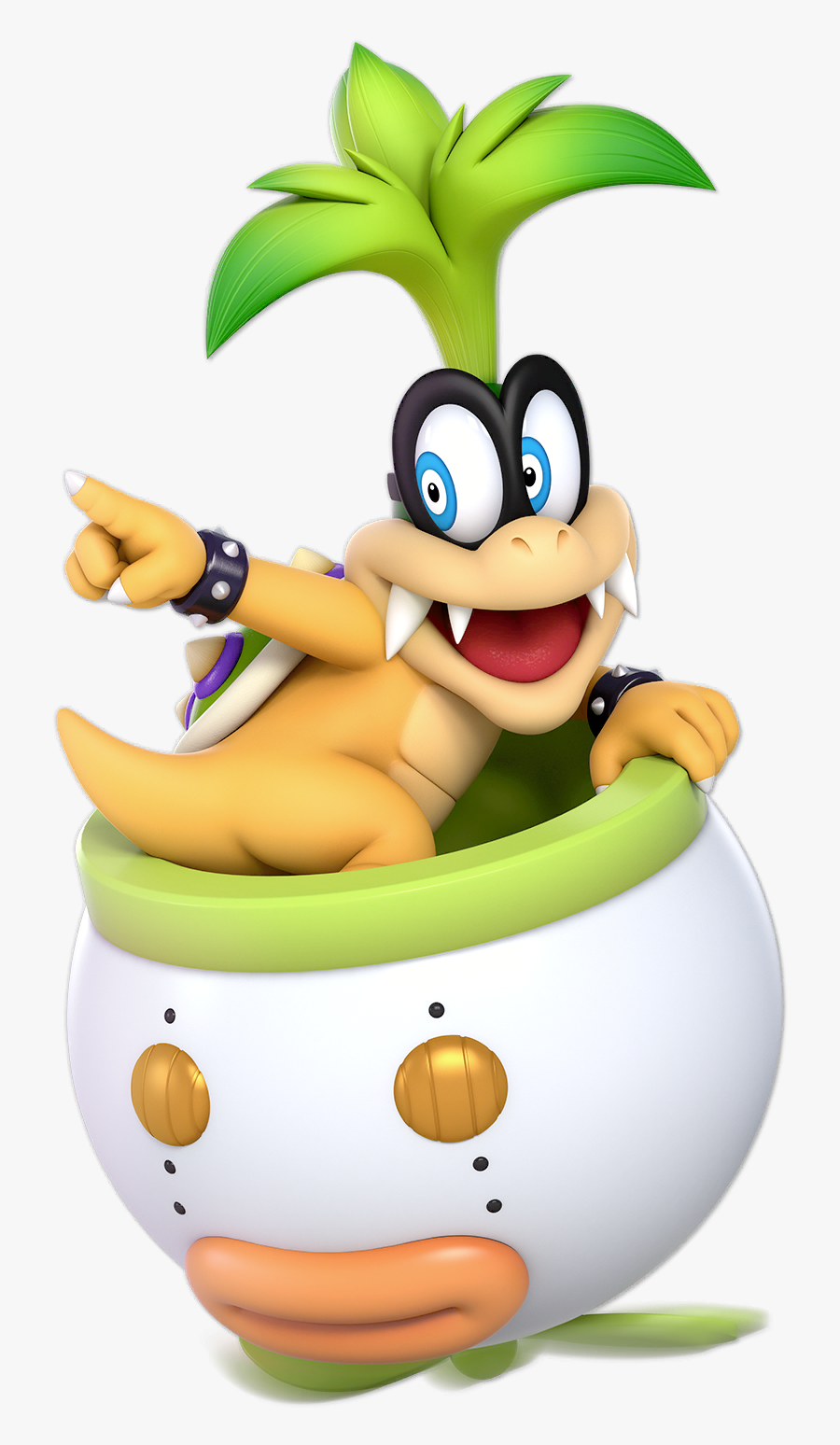 Transparent Spin Around Clipart - Super Smash Bros Ultimate Larry Koopa, Transparent Clipart