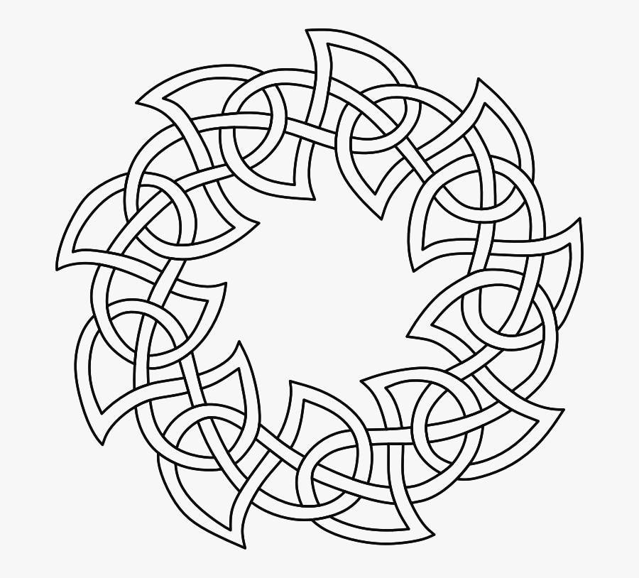 Celtic Knot Celtic Knot Tattoo Designs - Tattoo Design Circle Celtic, Transparent Clipart