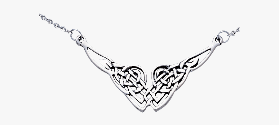 White Bronze Endless Knot Necklace - Necklace, Transparent Clipart