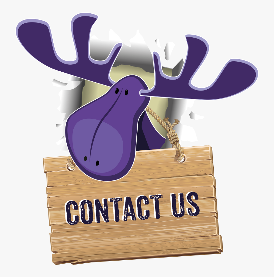 Contact Purple Moose, Transparent Clipart