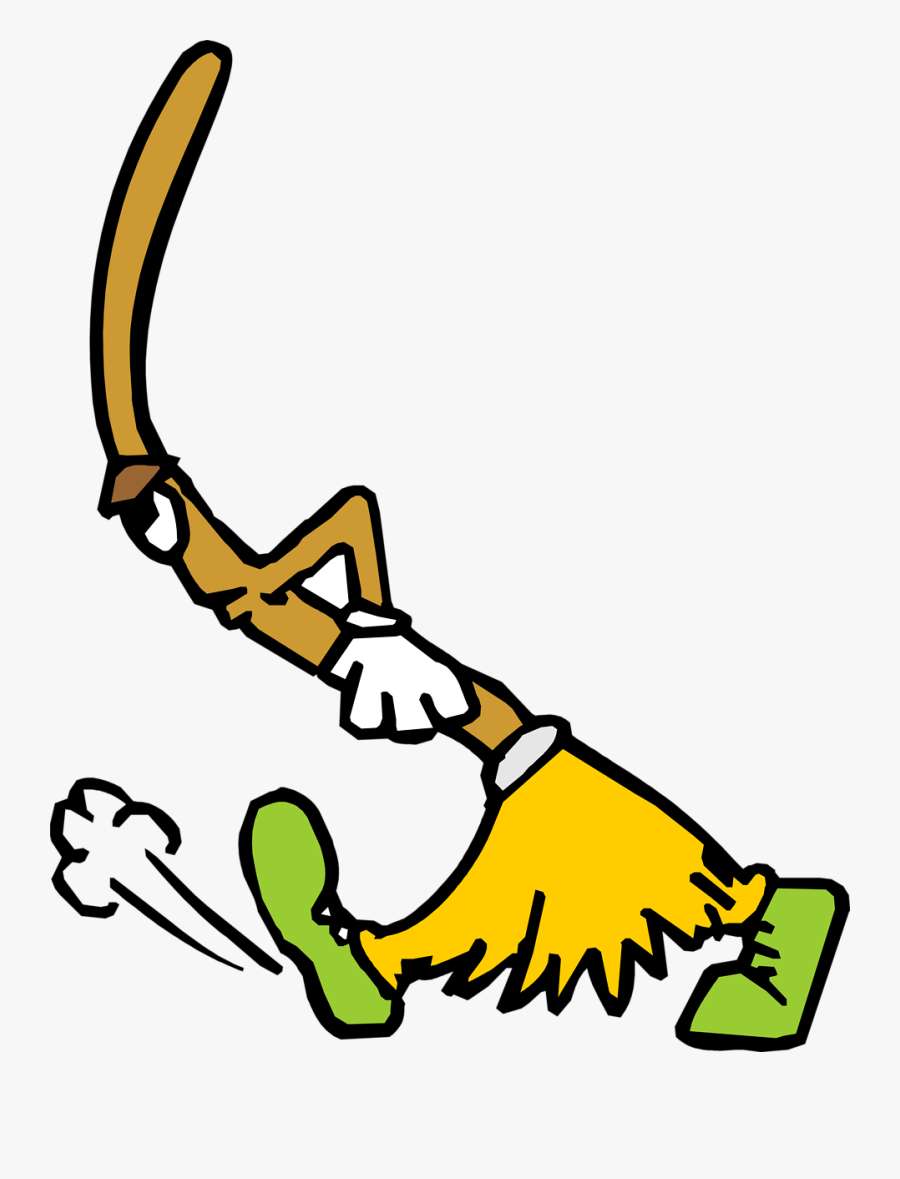 Free Stock Photo Illustration - Cartoon Images Of Brooms, Transparent Clipart