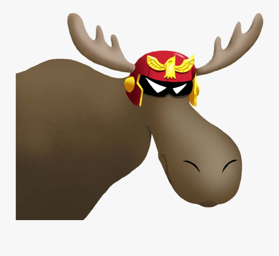 Show Ya Moose By Criticalhitsam - Show Me A Moose Captain Falcon, Transparent Clipart