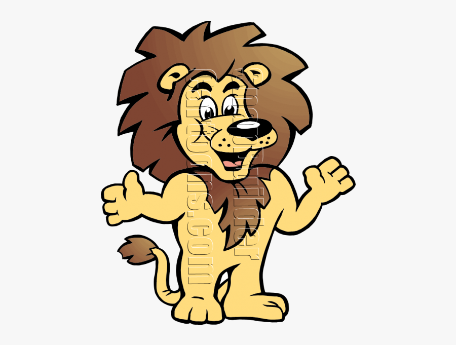 Lion King Mascot - Lion Gezeichnet, Transparent Clipart