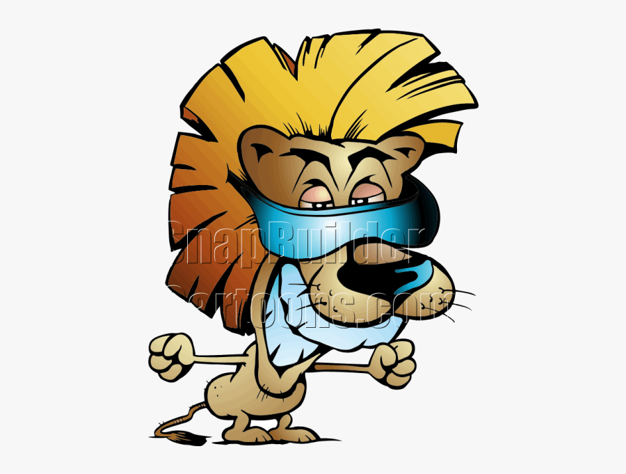 Cool Lion Wearing Blueray Sunglasses - Cool Lion With Sunglasses, Transparent Clipart