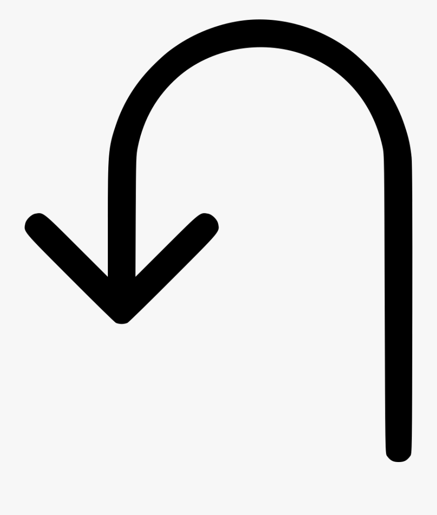 Turn Left Back Arrow Comments - Turn Back Arrow Png, Transparent Clipart
