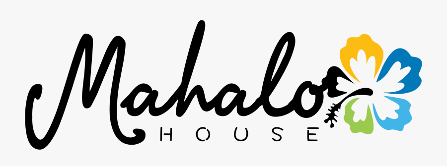 Mahalo House - Calligraphy, Transparent Clipart