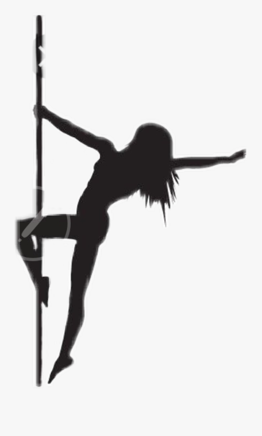 Exotic Dancer Silhouette Graphic By Arcs Multidesigns - Pole Dance Clip Art, Transparent Clipart