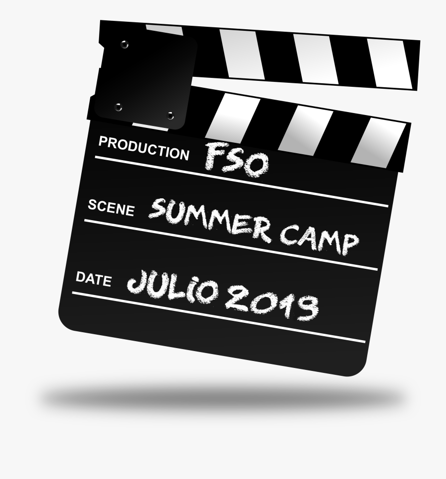 Clip Art Clapper Board, Transparent Clipart