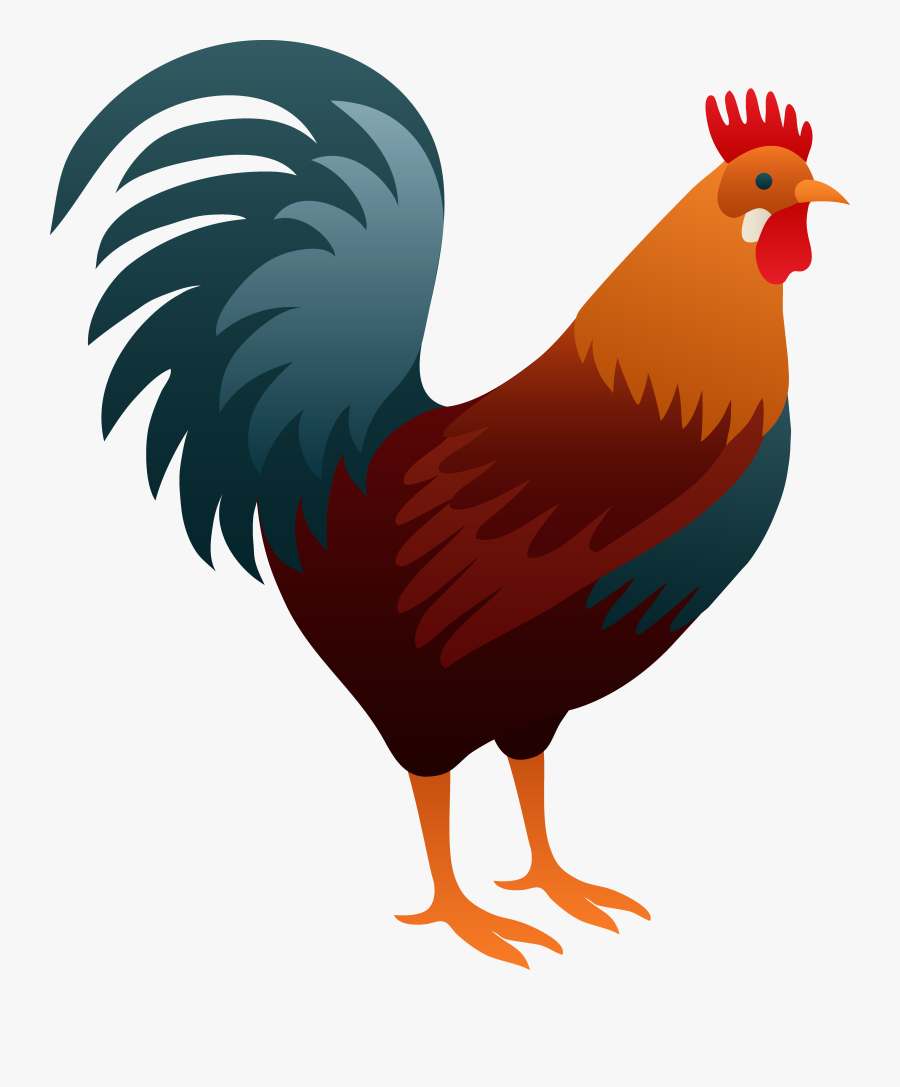 Transparent Roster Clipart - Cock On A Block, Transparent Clipart