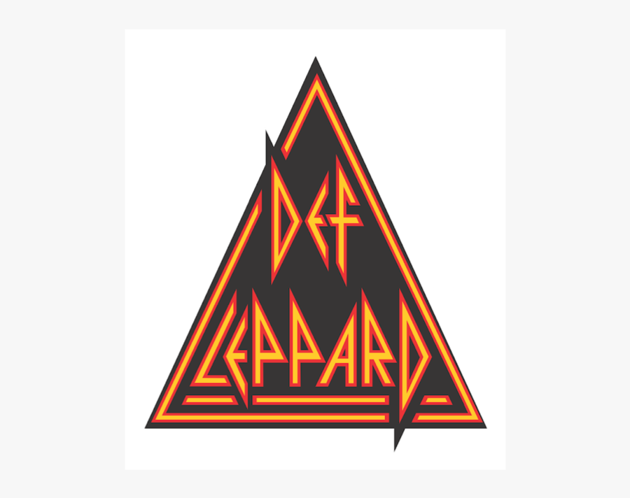 Triangle Def Leppard Logo, Transparent Clipart