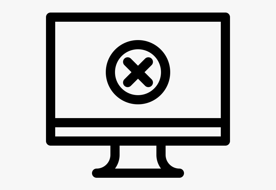 Computer Denied Rubber Stamp, Transparent Clipart