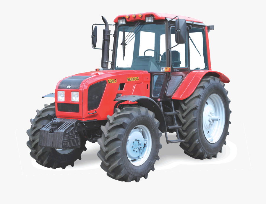 Red Tractor Png, Transparent Clipart