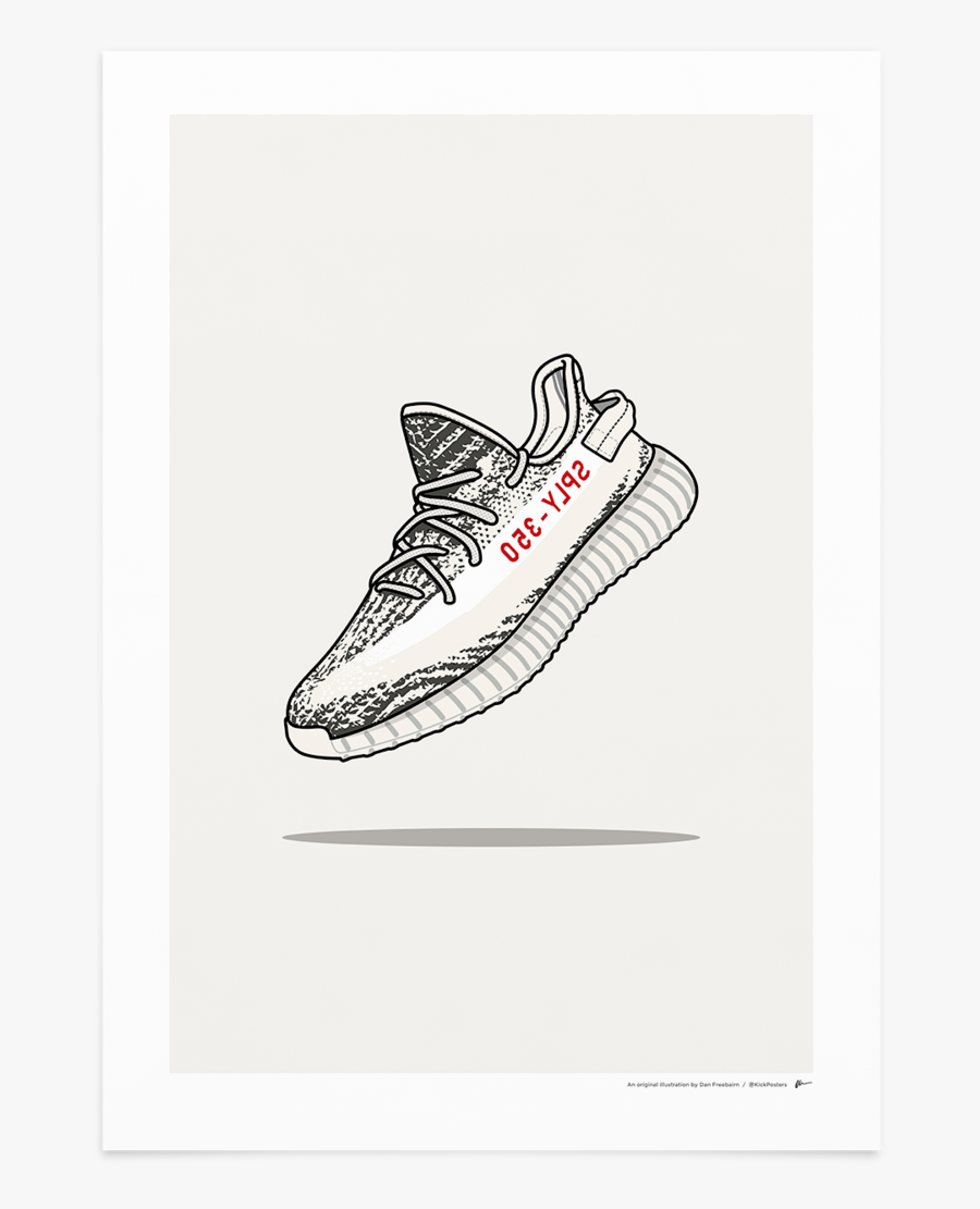 yeezy zebra print