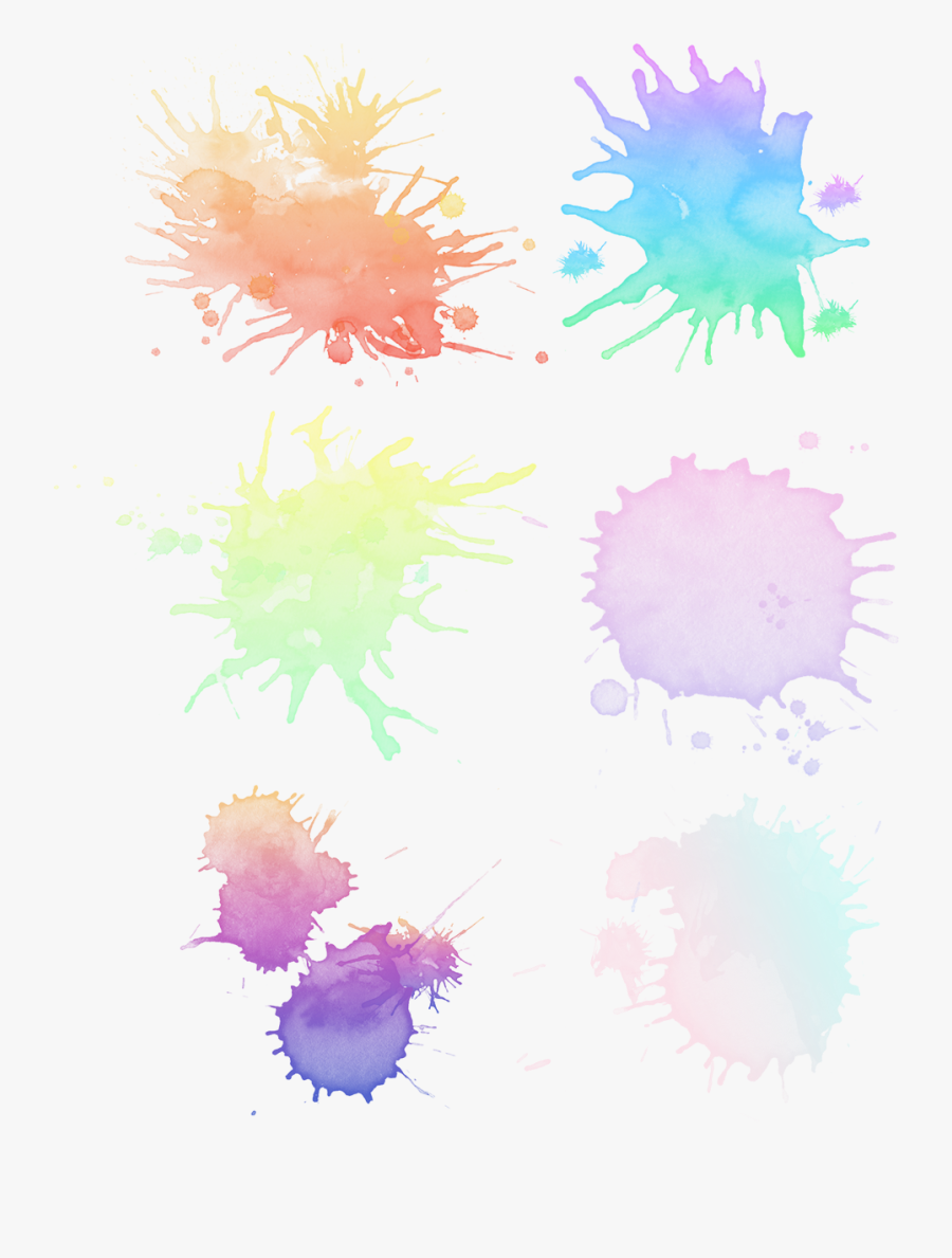 Transparent Using Clipart For Commercial Use - สี น้ำ หมึก ฟ้า, Transparent Clipart