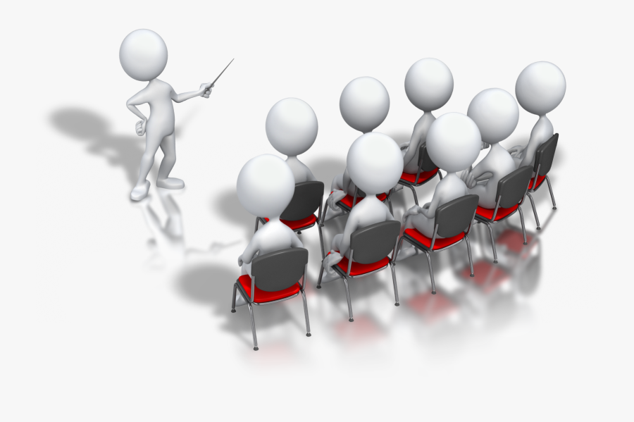 Meeting Stick Figures - Stick Figures In Class , Free Transparent