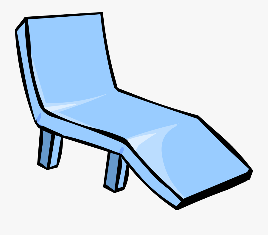Blue Club Penguin Wiki - Chair, Transparent Clipart