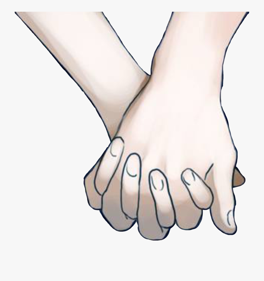 #ship #together #friendship #togetherforever #hands - Holding Hands, Transparent Clipart