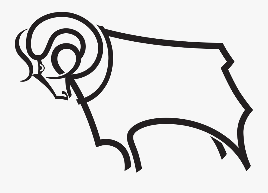 Derby County Fc - Derby County Logo, Transparent Clipart