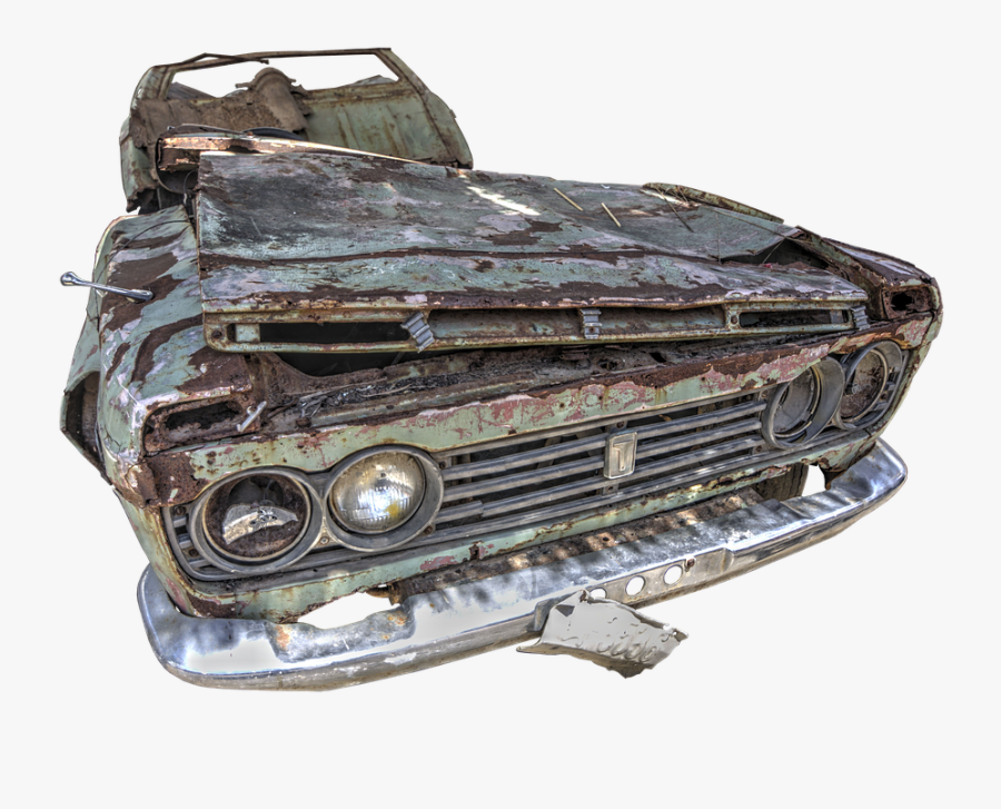Scrap - Wreck Car Png, Transparent Clipart