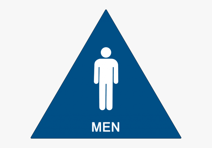 Ca Title 24 Men"s Ada Restroom Signs - Bathroom Sign, Transparent Clipart