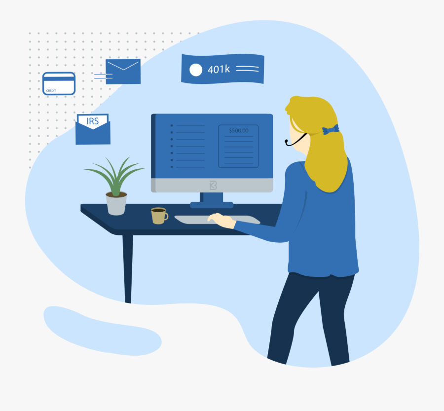 Online Services For Small - Bookkeeping Png, Transparent Clipart