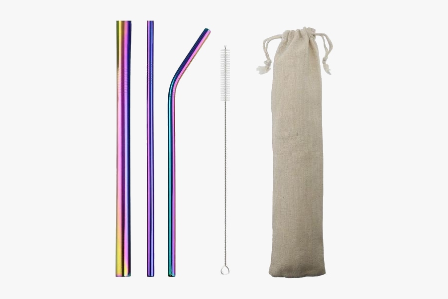 Stainless Steel Straw Bag, Transparent Clipart