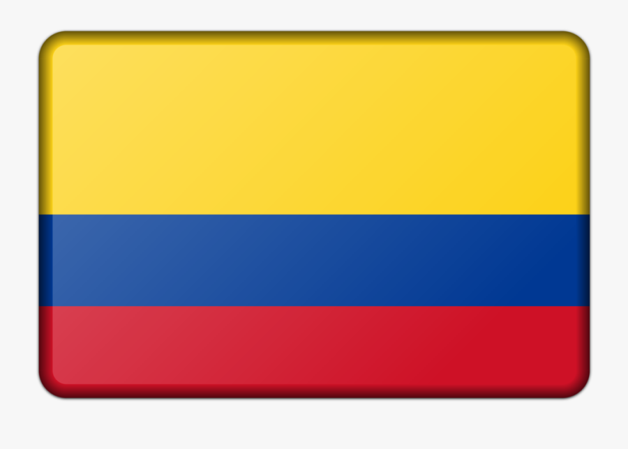 Electric Blue,flag,square - Bandera Animada De Colombia, Transparent Clipart