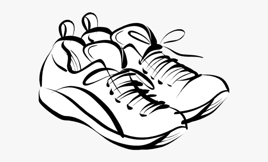 Sports Shoes Clip Art Cross Country Running Shoe Track - 4th Of July Running, Transparent Clipart
