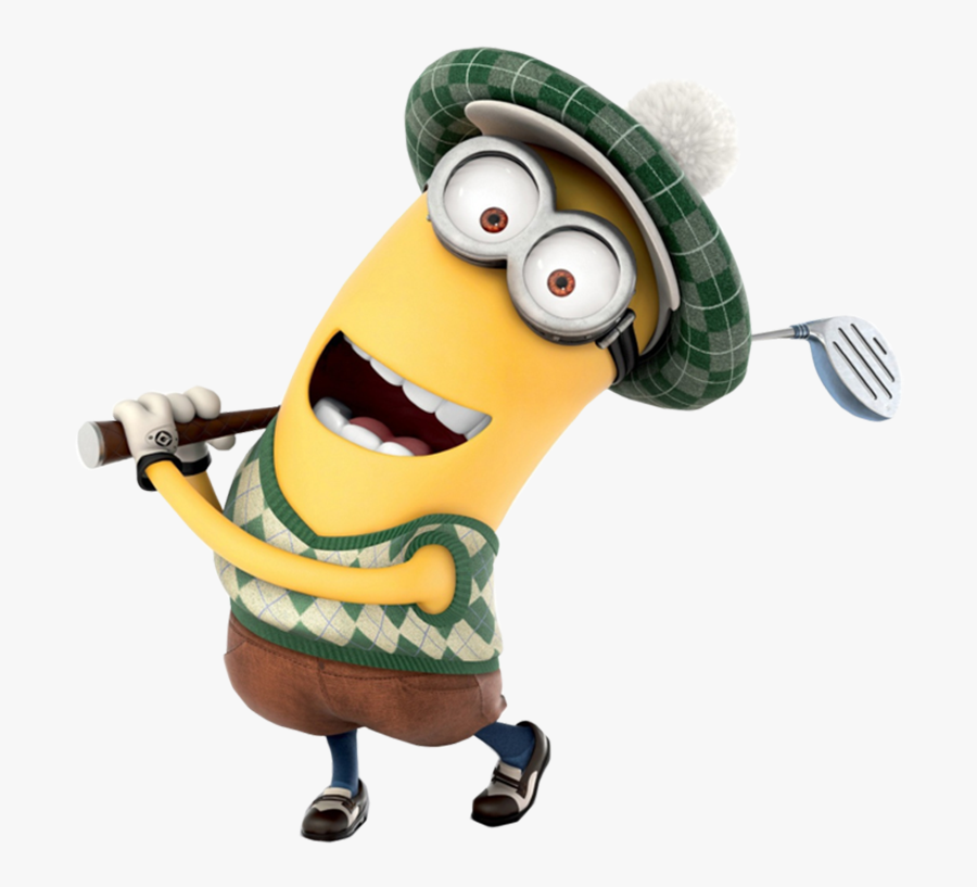 Image Result For Golf Cartoon - Minions Golf, Transparent Clipart