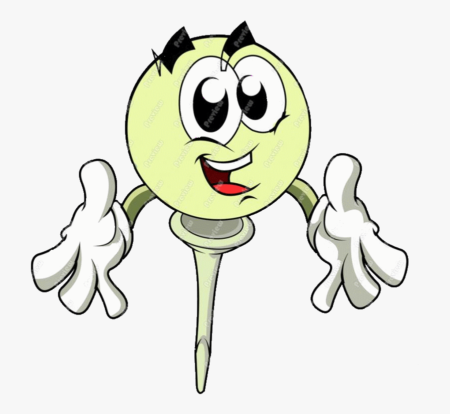 Golf Ball Cartoon Clipart , Png Download - Golf Ball Cartoon, Transparent Clipart