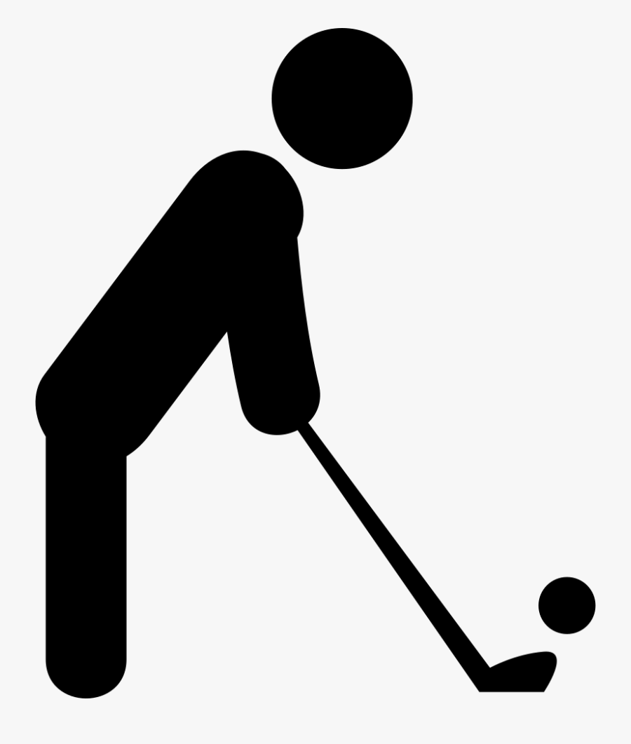 Golfer - Icono Golf, Transparent Clipart