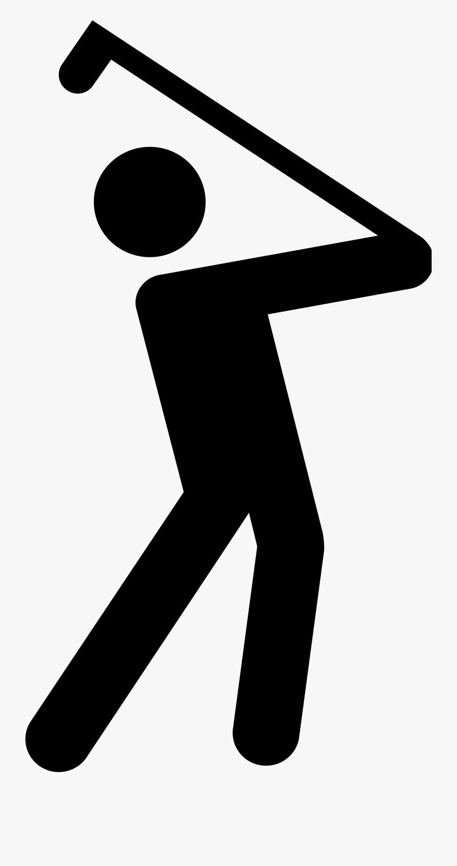 Whitew Golf Icon Png - Portfolio In Physical Education, Transparent Clipart