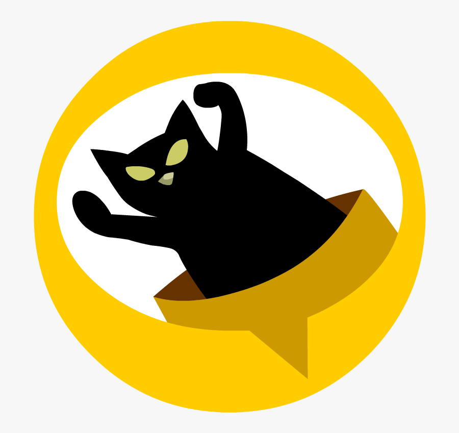 Cat Yawns, Transparent Clipart