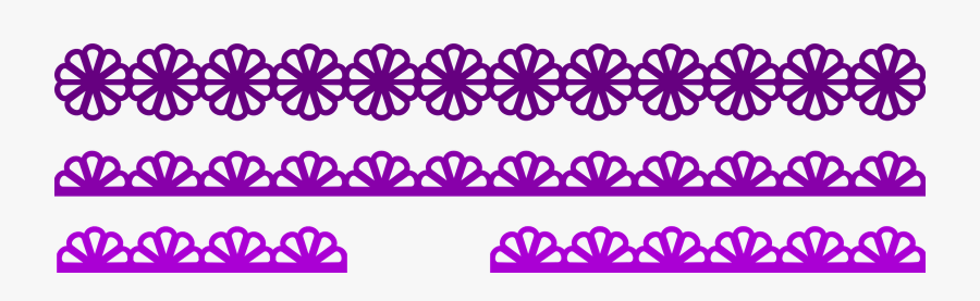 Transparent Scalloped Border Clipart - Gray Scallop Border Clipart, Transparent Clipart