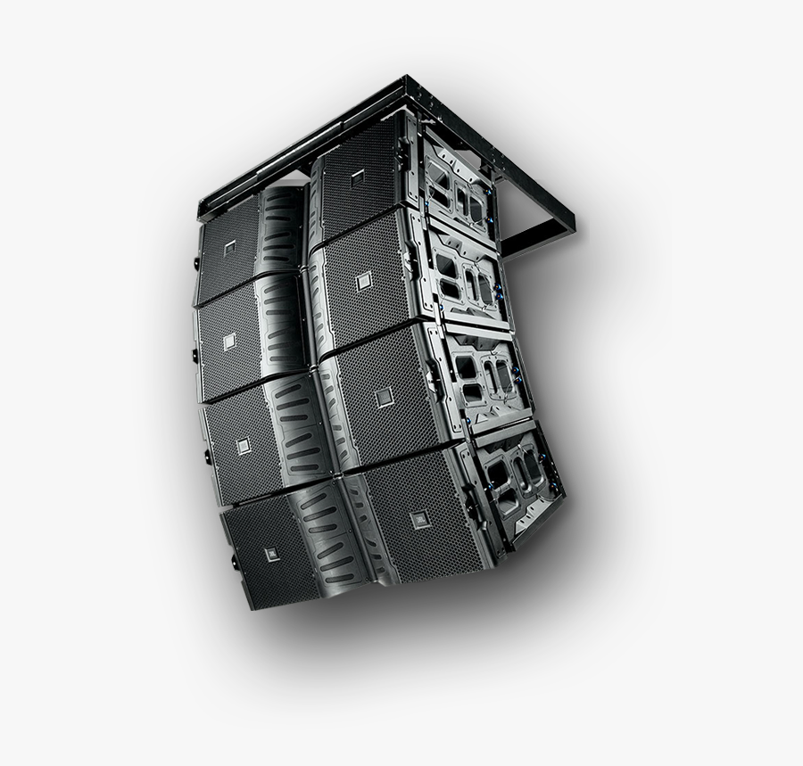 Transparent Concert Stage Clipart - Line Array Speakers Png, Transparent Clipart