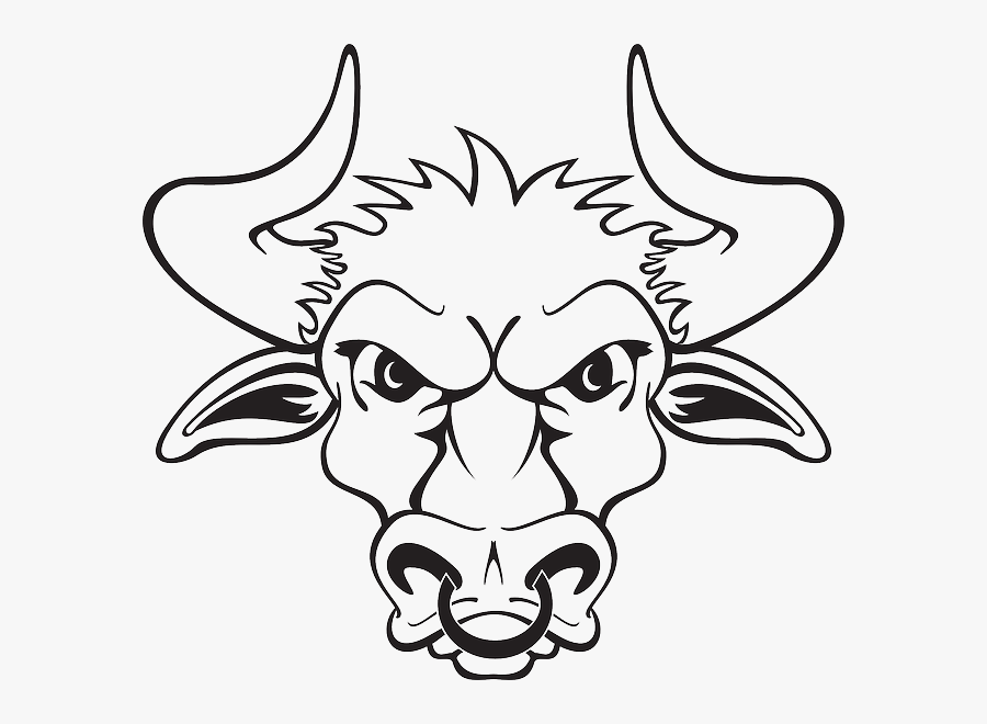 Bull Nose Ring Png - Bull Line Art Png, Transparent Clipart