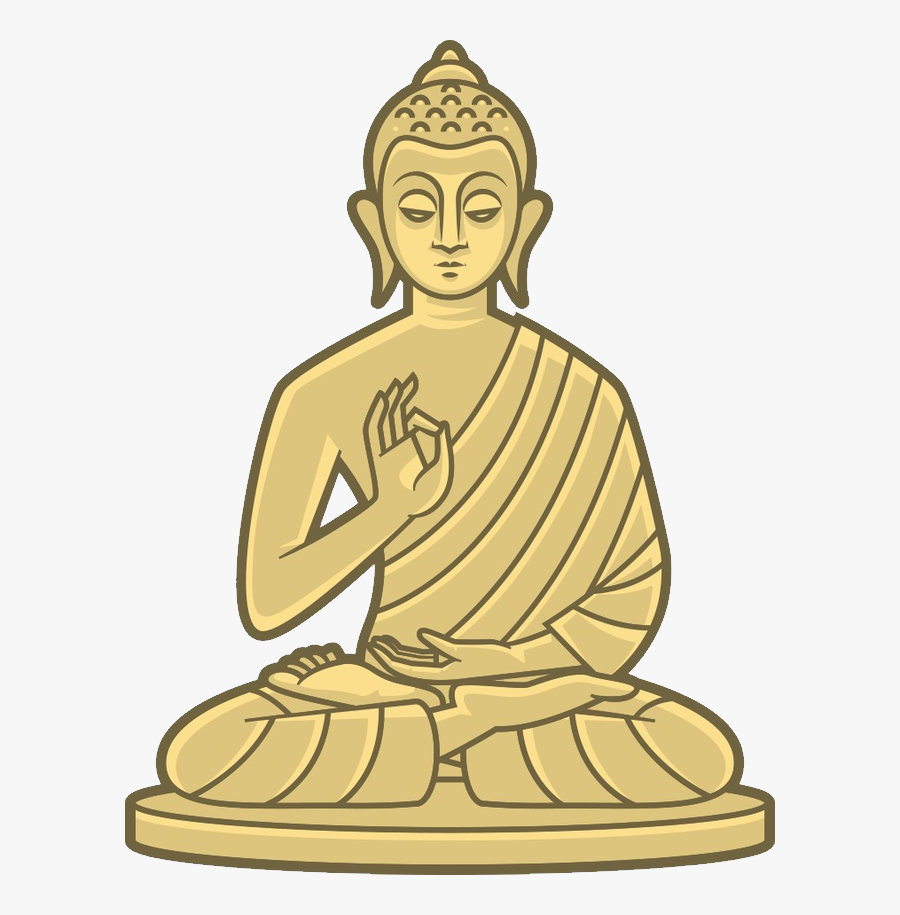 Gautama Buddha Png - Cartoon Picture Of Gautam Buddha, Transparent Clipart