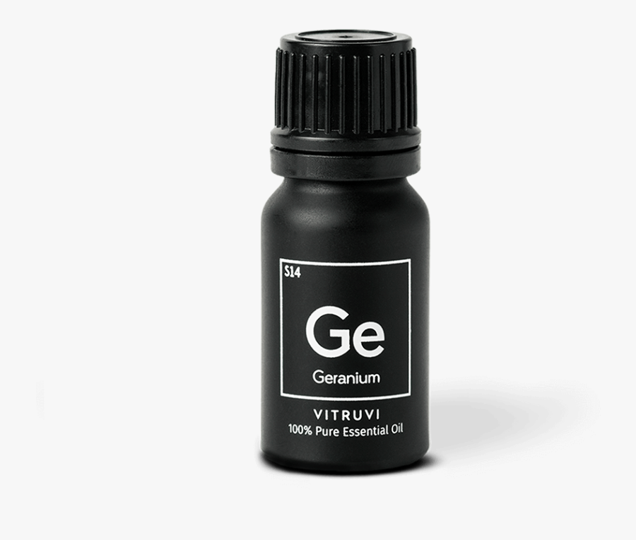 Geranium Essential Oil - Glass Bottle, Transparent Clipart