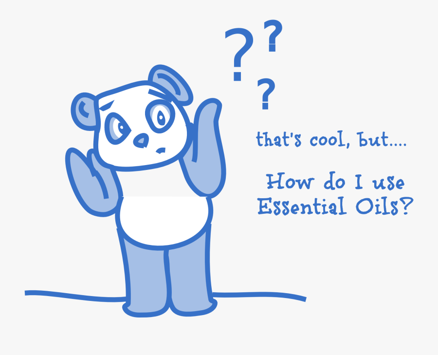 How To Use Essential Oils - Confused Clip Art, Transparent Clipart