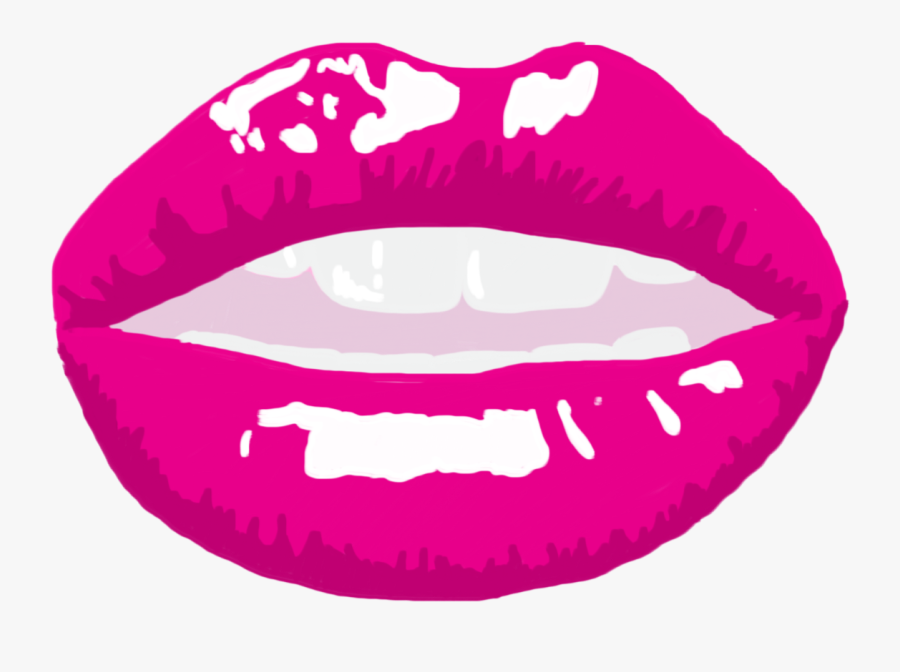 Art,jaw,facial Hair,material Gloss,fictional Character,moustache - Picsart Lips, Transparent Clipart