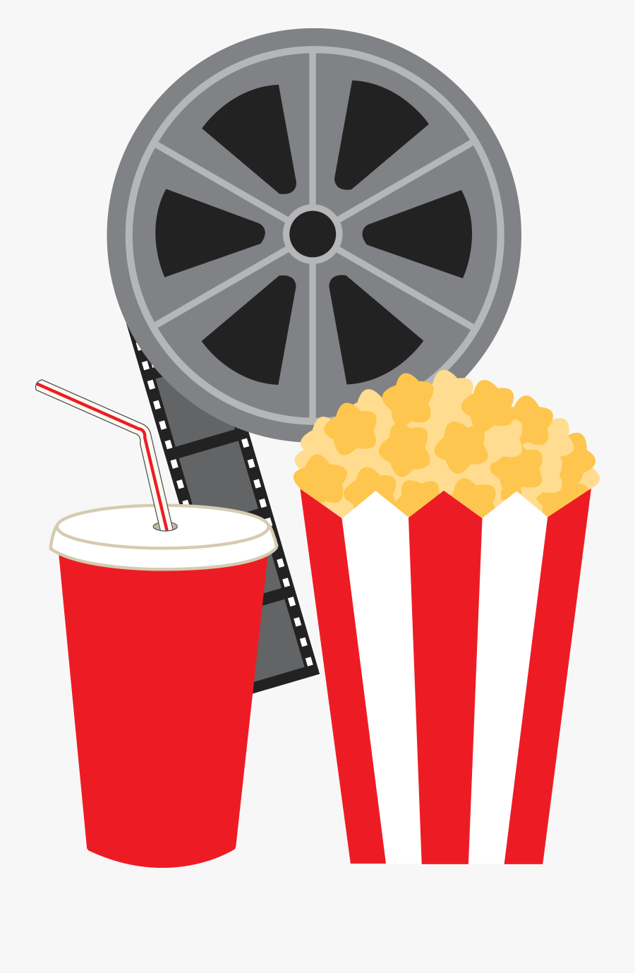 Clipart Of Movie, Films And Cinema - Movie Reel Clipart, Transparent Clipart