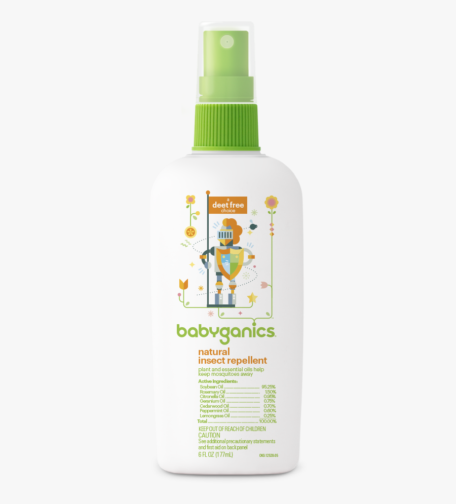 Babyganics Insect Repellent, Transparent Clipart