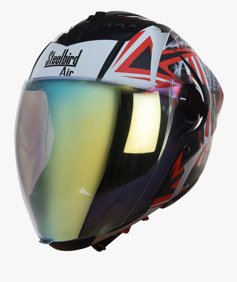 Motorcycle Helmet - Sba 2 Skull Flag, Transparent Clipart